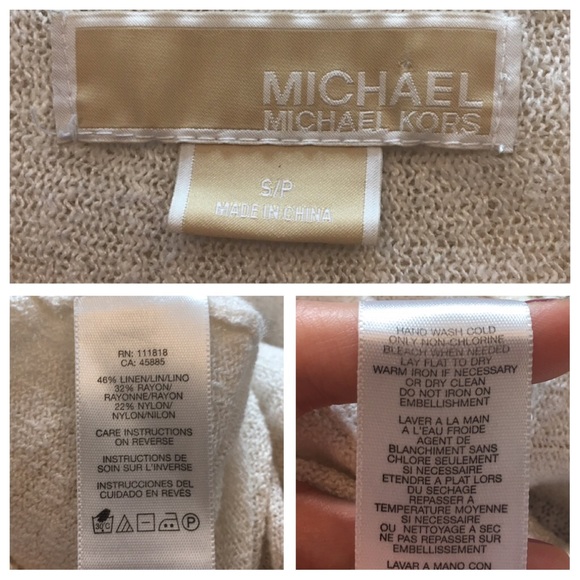 ✨Micheal Kors Mini Dress w Beaded Accents & Deep V - Picture 6 of 8